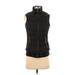 Calvin Klein Performance Vest: Short Black Print Jackets & Outerwear - Women's Size Small