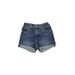 Gap Kids Denim Shorts: Blue Solid Bottoms - Size 10 - Dark Wash