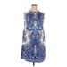 INC International Concepts Casual Dress: Blue Brocade Dresses - New - Women's Size 0X