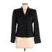 Lauren by Ralph Lauren Blazer Jacket: Short Black Solid Jackets & Outerwear - Women's Size 6 Petite