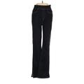 Madewell Jeggings - Mid/Reg Rise Flared Leg Boyfriend: Black Bottoms - Women's Size 25 - Black Wash