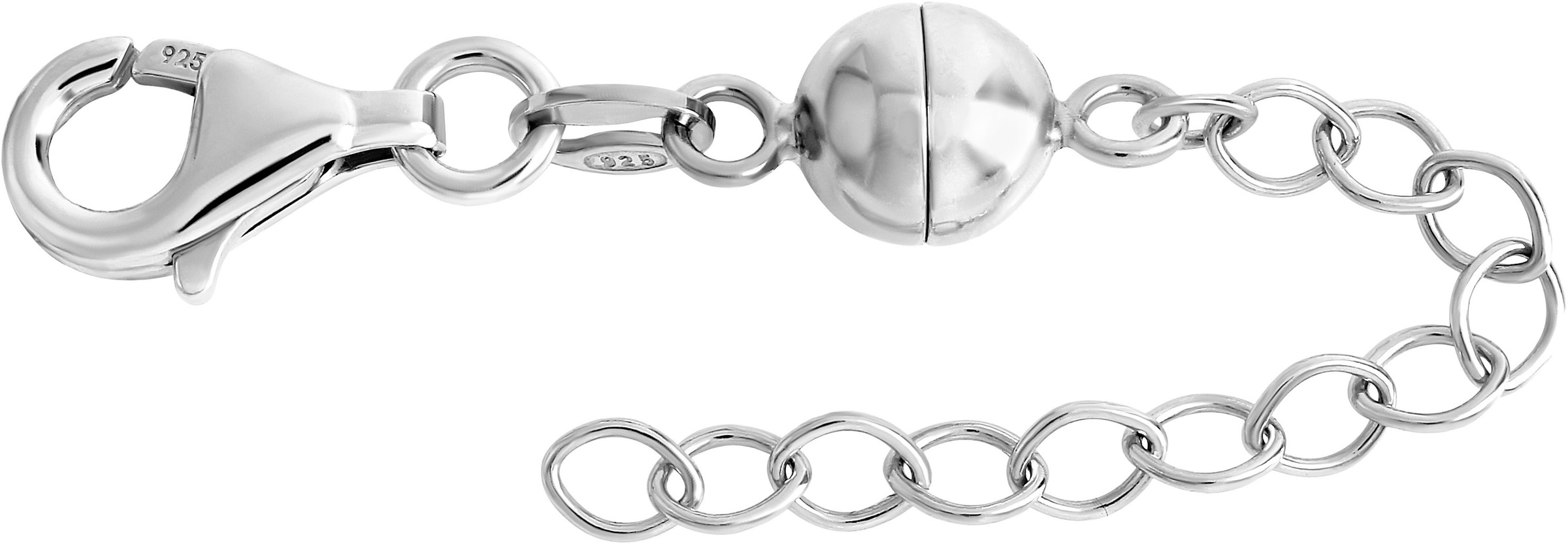 Kettenverlängerung FIRETTI "Schmuck Geschenk, Verlängerung für Halskette, Silber 925", silber (silberfarben), Schmuck-WechselteileB:6mm L:7cm, Silber, B:6mm L:7cm Image