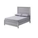 Rustic Wooden Twin Size Platform Bed Bedroom Furniture, Twin SizeYouth Panel Bed Gray Finish Contemporary Style