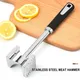 Loose Meat Hammer Double-Sided Checkered Beef Tenderizer Stainless Steel Loose Tenderizers Portable