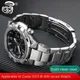 For Casio watchband G-SHOCK GST-B400 convex solid stainless steel watch strap men Metal modified