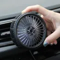 Car Air Vent Cooling Fan Auto Single Head Usb Air Fan 3 Speed Adjustable Usb Colorful Light Cooler