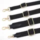 Black Canvas Bag Strap Wide Handbag Belt Shoulder Strap For Handbags Handle Replacement Bag