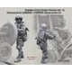 1/35 Scale Resin Figure Model Assembled Kits Military Hobby Miniature Diorama Russian Army Mortar