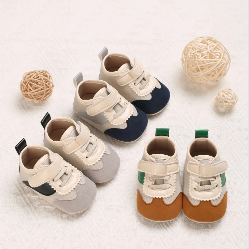 0-18m Babys chuhe Casual Sportschuhe farblich passend Frühling und Herbst weich und tpr Sohle Anti Slip süß bequem bequem hochwertig
