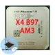 AMD Phenom II X4 B97 3.2 GHz Quad-Core CPU Processor HDXB97WFK4DGM Socket AM3 Amount to 955