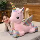 Hot Huggable Cute Unicorn Dream Rainbow Plush Toy High Quality Pink Horse Sweet Girl Home Decor