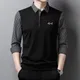 2024 Golf Wear Herren Golf Kleidung schnell trocknende Feder Revers Top lose elastische Hemden