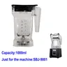 1L PC cup for Food blender sbj-9001/sbj-9002 Food blender jar PC jar 1000ml with blade