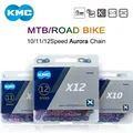 Kmc mtb Fahrradkette Aurora Farbe x10 x11 x12 Geschwindigkeit Mountain Road Fahrradkette Fahrrad