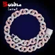 Bubble Letter Number 8 Cuban Link Chain for Men Two Tone Color Hip Hop Jewelry Best Selling Drop