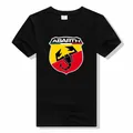 Maglietta da uomo Abarth logo pattern tee shirt cotton brand male top tees boys fashion t-shirt