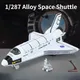 1/287 Legierung Space Shuttle Spielzeug militärische Simulation Luftfahrt Modell Flugzeug beide