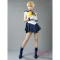 Anime Sailor Uranus Tenoh Haruka Cosplay Costume Kids Women Dress mp000703