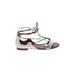 White House Black Market Sandals: White Shoes - Women's Size 8 1/2 - Open Toe