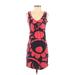 Boden Casual Dress - Mini Scoop Neck Sleeveless: Red Dresses - Women's Size 2