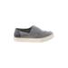 TOMS Sneakers: Gray Color Block Shoes - Women's Size 7 - Round Toe