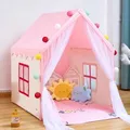 Portable Baby Play House Children Tent Teepee Tent Enfant Kids Tent Pink Blue Kids Play House Indoor