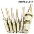 Super Dimple Lock Bump Pick Gun Kit With 13 Dimple Profiles And A Spring Loaded Bumping Tool To