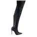 Christian Louboutin Boots: Black Solid Shoes - Women's Size 40 - Pointed Toe