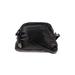 Wanderers Travel Co. Leather Crossbody Bag: Pebbled Black Print Bags