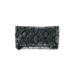 BCBGeneration Clutch: Metallic Blue Snake Print Bags