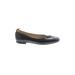Everlane Flats: Slip On Chunky Heel Classic Black Print Shoes - Women's Size 8 - Almond Toe