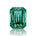 Butterflykiss Loose Gemstones Emerald Cut Moissanite 0.5-12 Carat D Color VVS1 Lab Diamond Pass