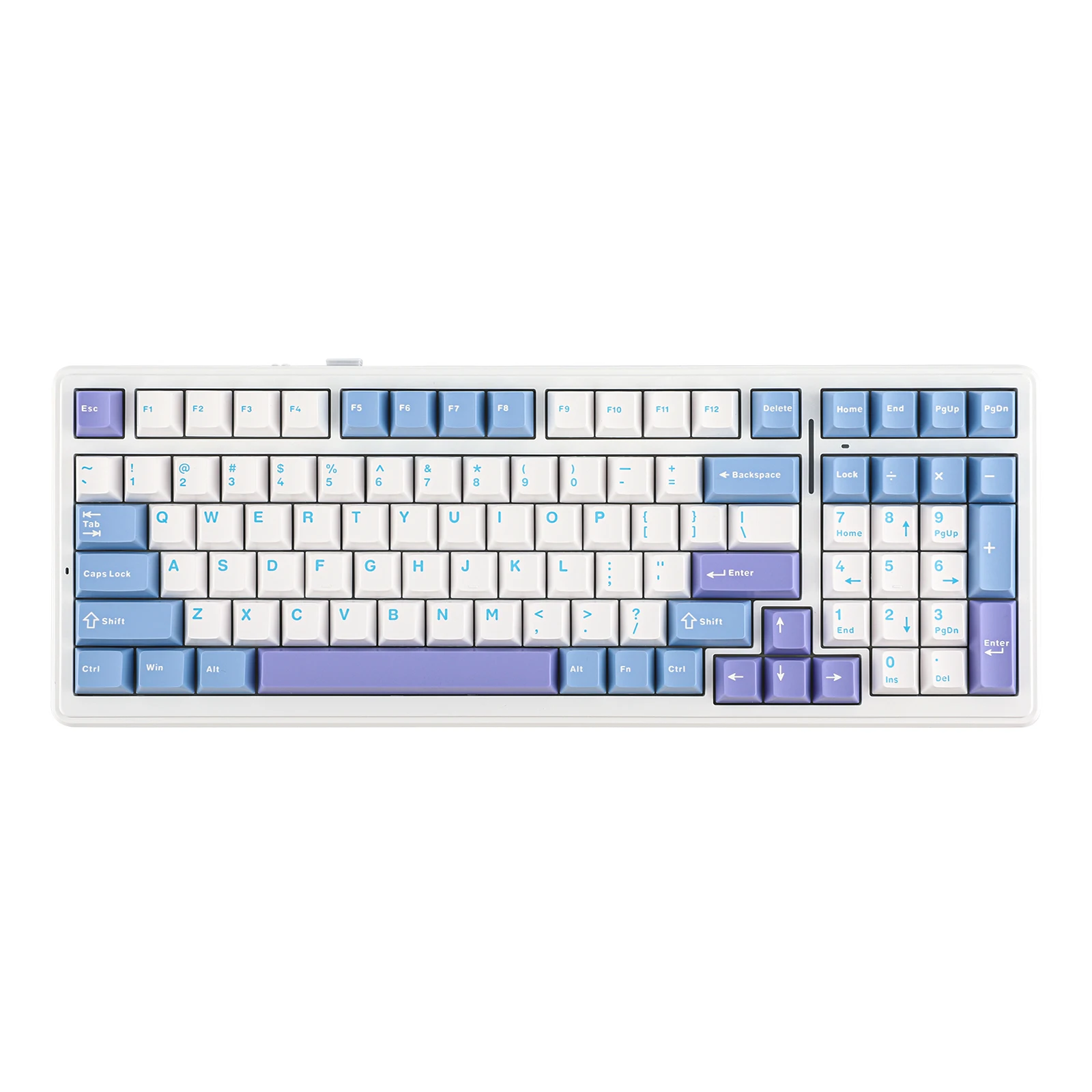 EPOMAKER x AULA F99 Hot-Swap-fähige mechanische Tastatur mit 99 Tasten, Bluetooth 5.0/2,4 G, kabellos/kabelgebundene Dichtungshalterung für Mac/Win Image