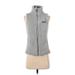 Patagonia Vest: Short Gray Print Jackets & Outerwear - Women's Size X-Small