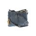 Foley + Corinna Shoulder Bag: Pebbled Blue Print Bags