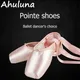 Chaussures de Ballet à bout pointu pour filles baskets de danse en Satin de soie et toile avec