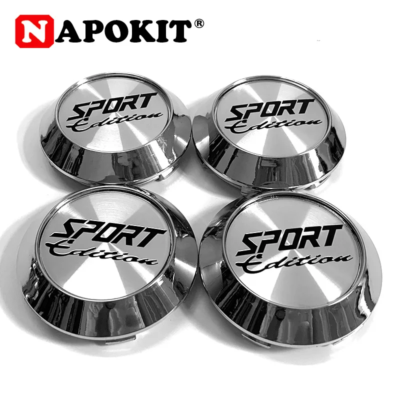 4 pièces/lot 70MM OD 63MM ID SPORT Logo jante de roue de voiture Center moyeu capuchon couverture camion jante anti-poussière enjoliveur