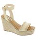 Steve Madden Undone - Womens 7.5 Bone Sandal Medium