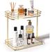 Rebrilliant Bathroom Organizer Countertop 2 Tier Acrylic Bathroom Counter Organizer Perfume Organizer Vanity Organizer Skincare Organizers Kitchen Countertop Orga | Wayfair