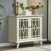 Winston Porter White Sideboard Storage Cabinet w/ Shelf-30" H x 32" W x 15.7" D | Wayfair 61602E6F113D4AD0ACC34E4645625C5B