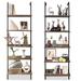 Everly Quinn Adjustable 5-Tier Ladder Shelf - Space Saving, Minimalist Design, Multifunctional Storage, Heavy Duty | 72.01" H x 23.58" W | Wayfair