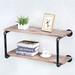 Williston Forge Jossilyn 2 Piece Tiered Shelf Wood/Metal in Black/Brown | 11.81 H x 30 W x 9.84 D in | Wayfair FD7F086C8EB740658DAF326E337C7C87