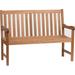 Red Barrel Studio® 4-Feet Patio Bench | Eucalyptus Wood | Ideal For Outdoors & Indoors, Light Brown | Wayfair 5FA0C4879F1649F69146C5DF976F3DFE