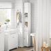 Latitude Run® Slim Tall Bathroom Storage Cabinet w/ 1 Drawer, 2 Doors & Adjustable Shelves in White | Wayfair 3F7B43C7290B4150A102D676CA9C13A1