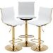 Everly Quinn Modern Swivel Bar Stools Chairs Set Of 3 | Wayfair 50FBBCBC6E6341F0A56145E84F71DB69