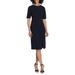 Short Sleeve Sheath Dress