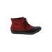 Sorel Ankle Boots: Burgundy Shoes - Women's Size 8 - Round Toe