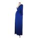 Mother Bee maternity Cocktail Dress - Maxi: Blue Dresses - Women's Size Small