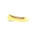 Old Navy Flats: Yellow Solid Shoes - Women's Size 7 - Almond Toe