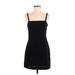 Urban Outfitters Casual Dress - Sheath Square Sleeveless: Black Print Dresses - Women's Size Small